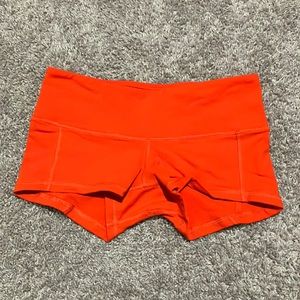 Neon Orange Fleo Shorts